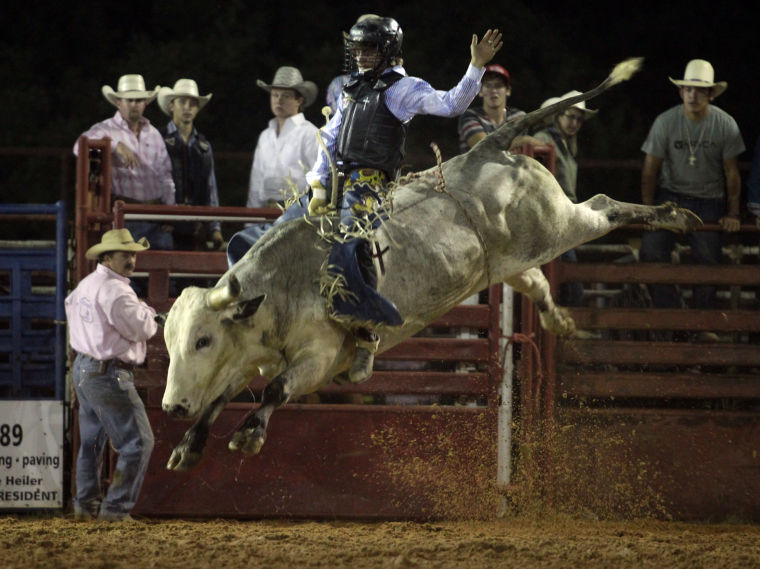 HATS OFF TO TUTOR Huntsville bareback rider wins at Gatesville Rodeo