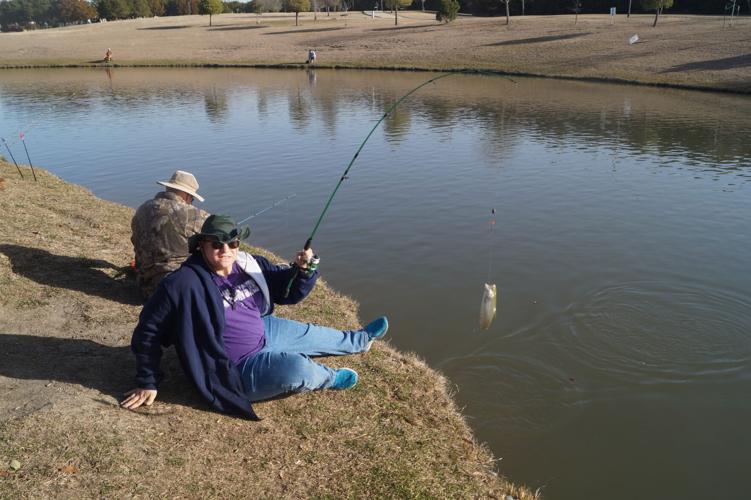 Rare opportunity to fish for rainbow trout brings anglers from throughout  central Texas to Harker Heights, Local News
