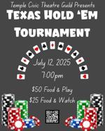 Temple Civic Theatre Texas Hold Em graphic