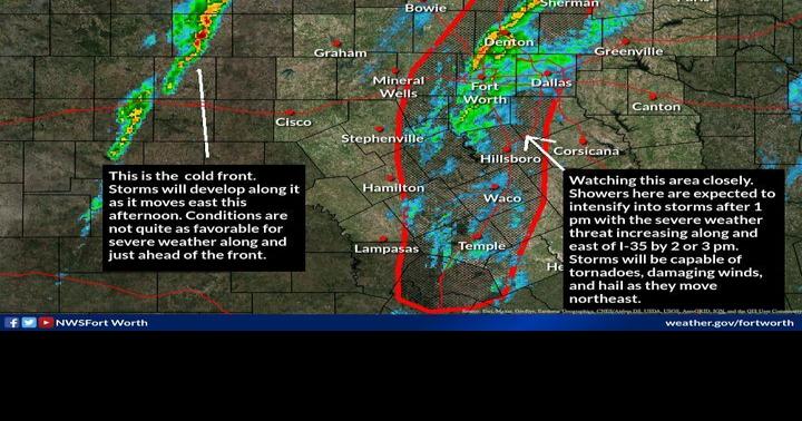 NWS: Tornado watch in effect for Bell, Coryell until 8 p.m. | Breaking |  kdhnews.com