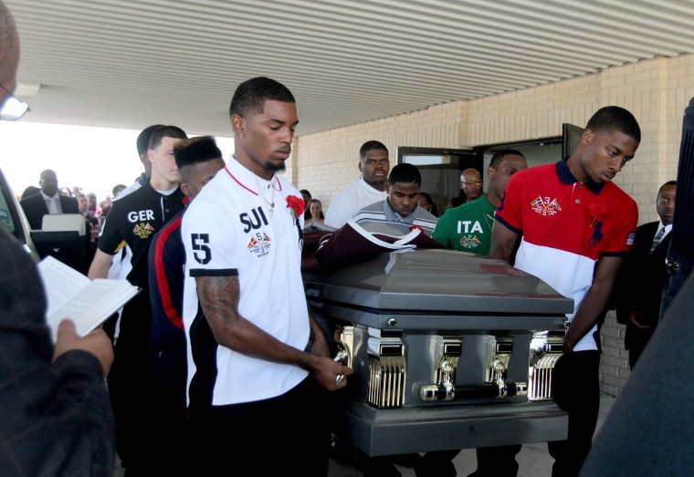 Year in Photos - Dino Cannon Funeral