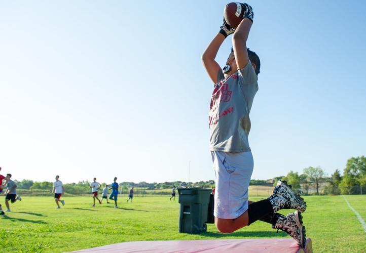 Heights football camp draws 100 participants Harker Heights