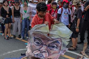 Philippine president slams China in veiled rebuke in his state of the nation speech