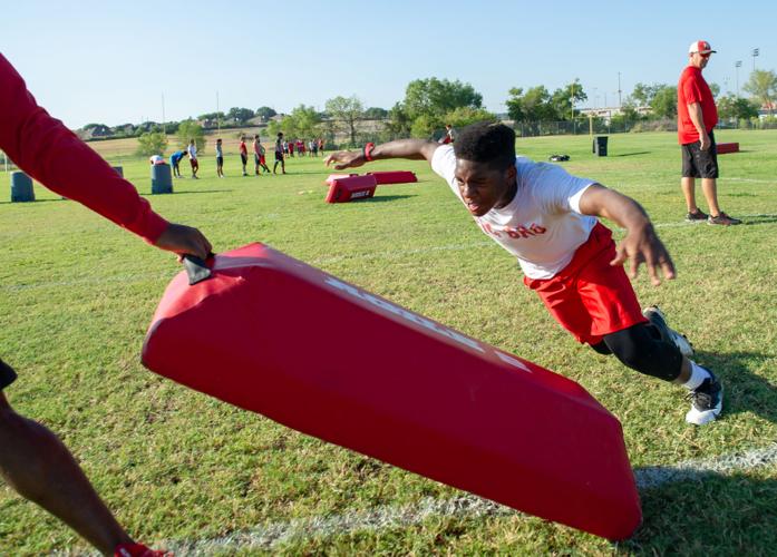 Heights football camp draws 100 participants Harker Heights