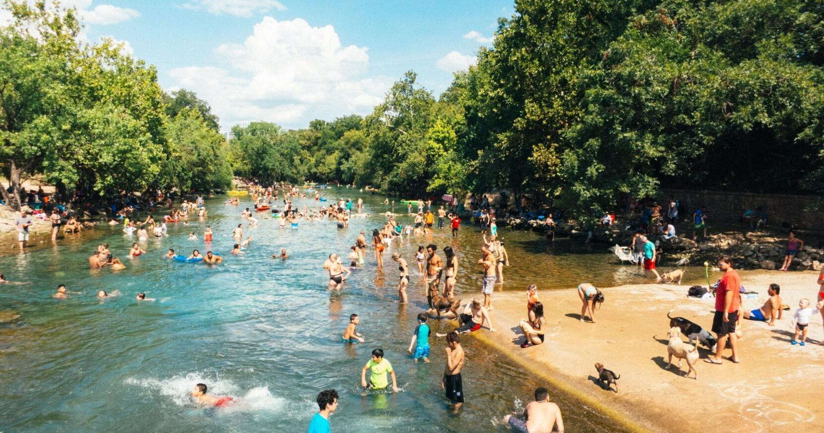 Spend a lazy afternoon at a Texas landmark – Barton Springs Pool at Zilker Park in Austin - Vimarsana News