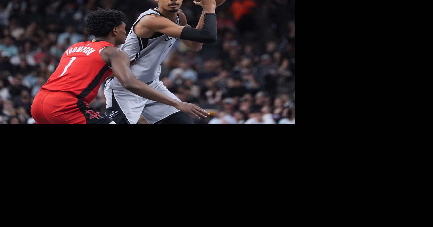 Barnes Wembanyama lead Spurs to a 121 110 win over Rockets in the