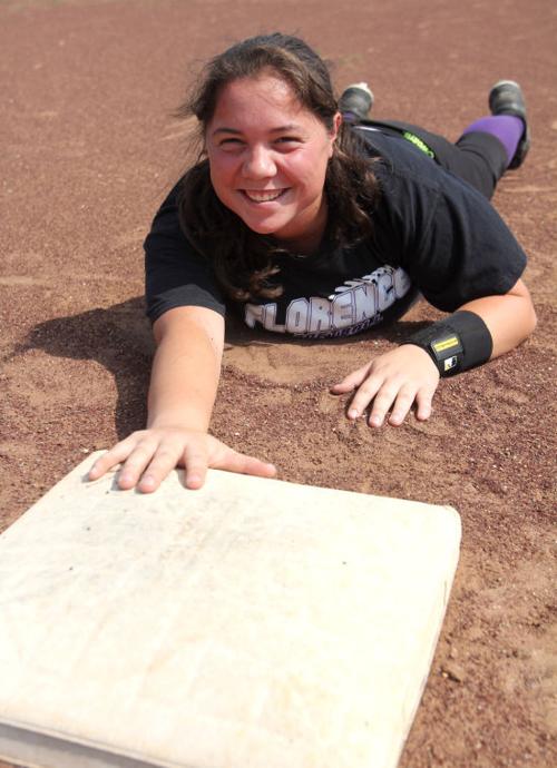 Florence Softball senior Sam Vaughan