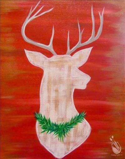 Painting A Reindeer Silhouette Sunday Will Help Wreaths For Vets Here S How Local News Kdhnews Com