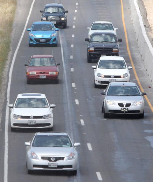 Traffic along US Highway 190