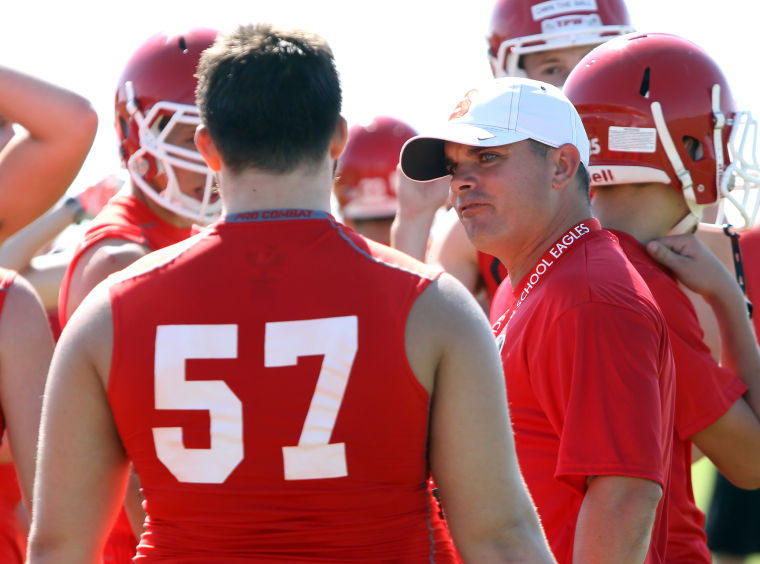 Salado football holds first practice