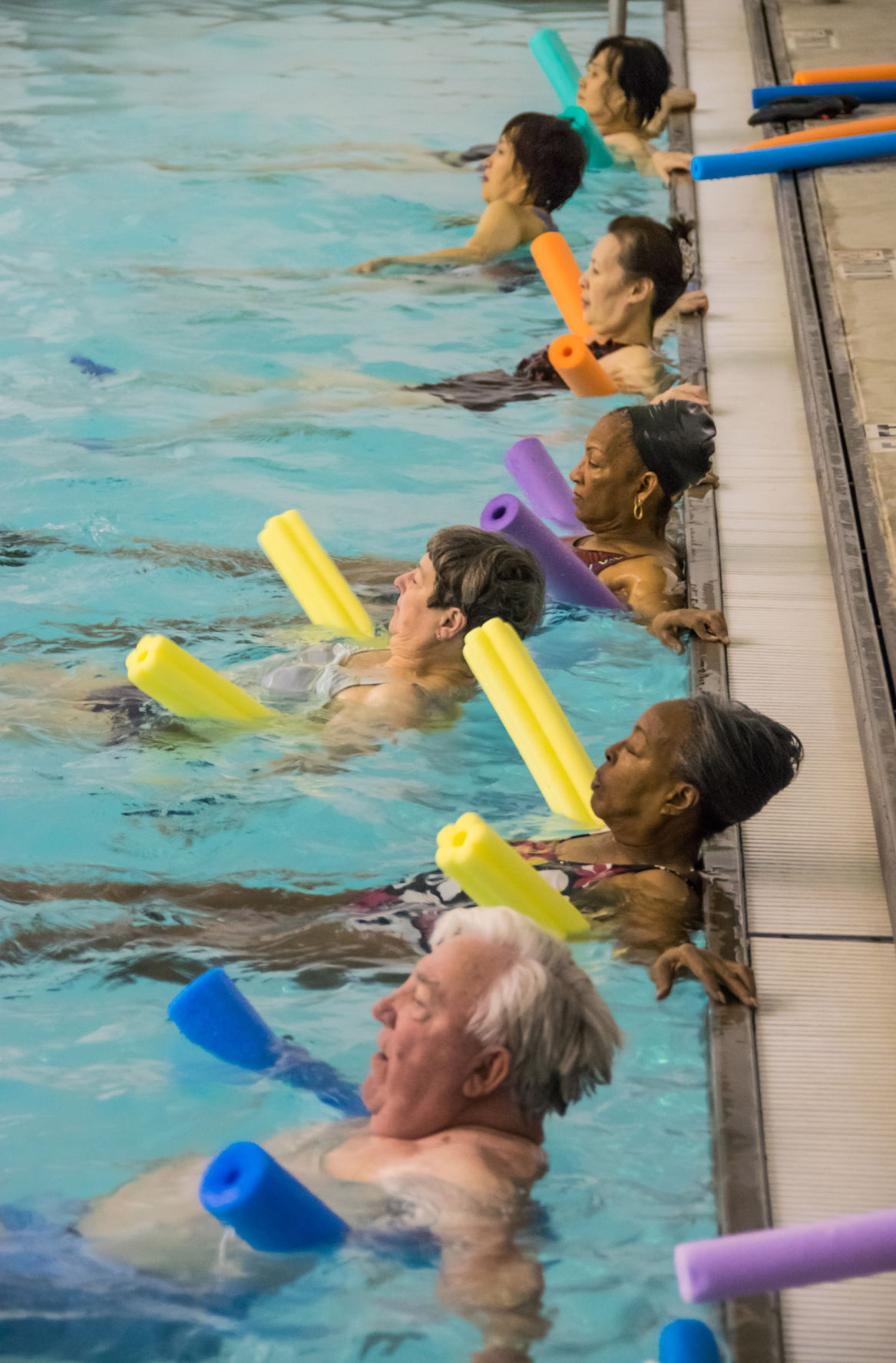 Water aerobics combines fitness and fun Health