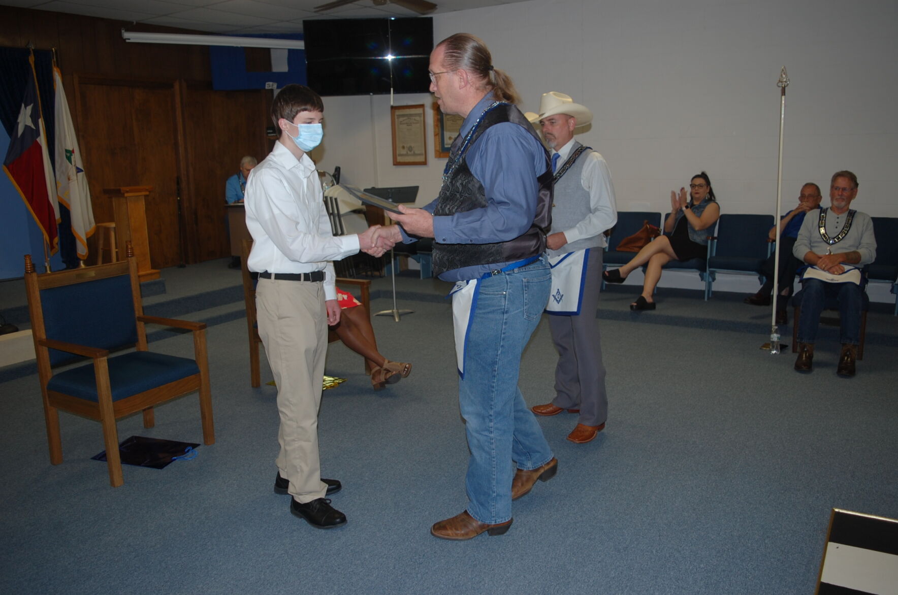Masonic Lodge 595 honors two CCHS students, recognize teacher - Vimarsana News