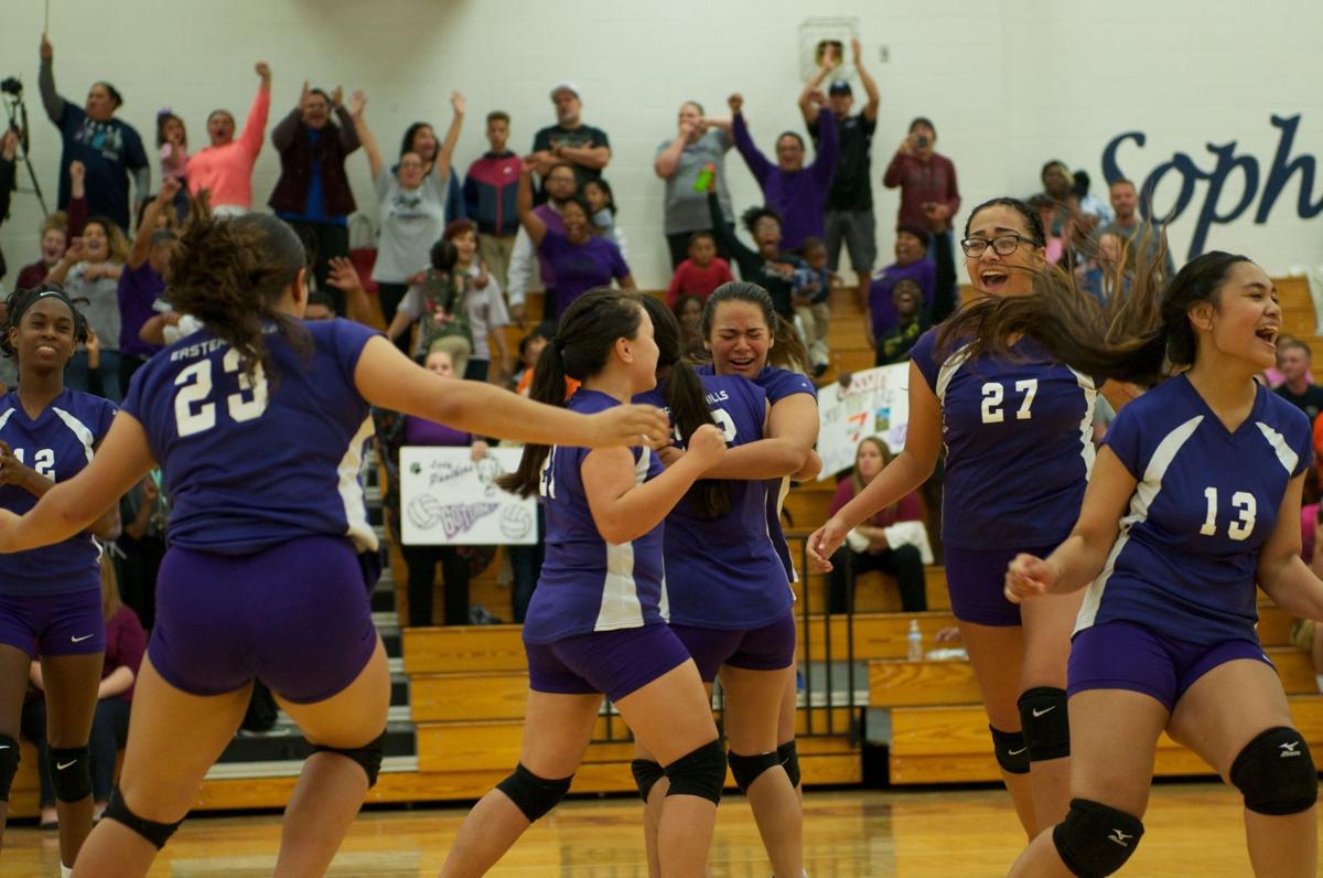 MS VOLLEYBALL Grizzlies Win 3rd 7th grade Title Eastern Hills Takes