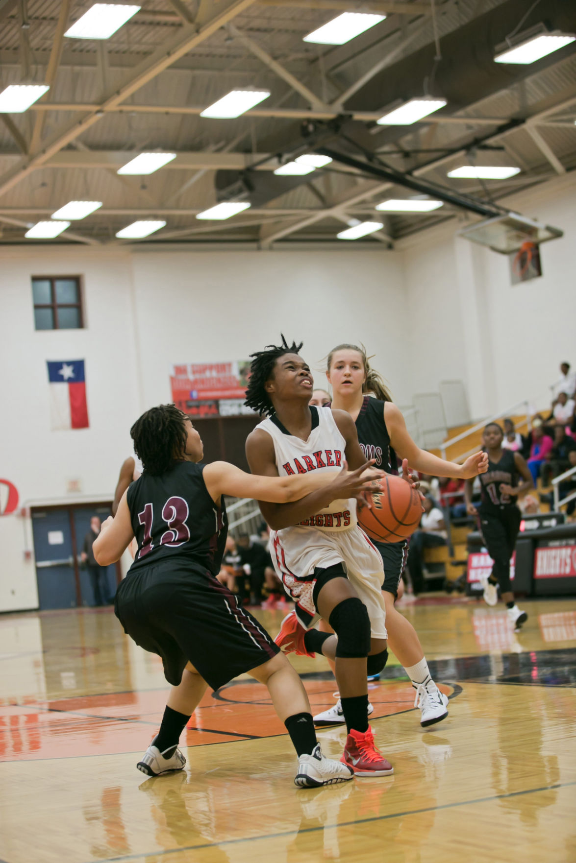 Lady Knights pull away with top scorer on bench Harker Heights