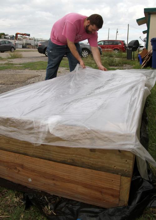 Garden beds at the Soup Kitchen