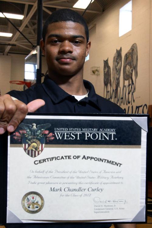 Shoemaker's Curley signs with West Point