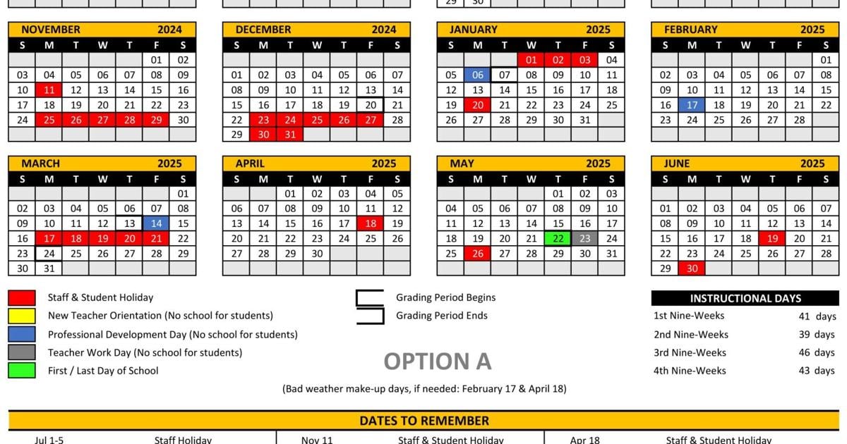 KISD School board approves 202425 academic calendar Education
