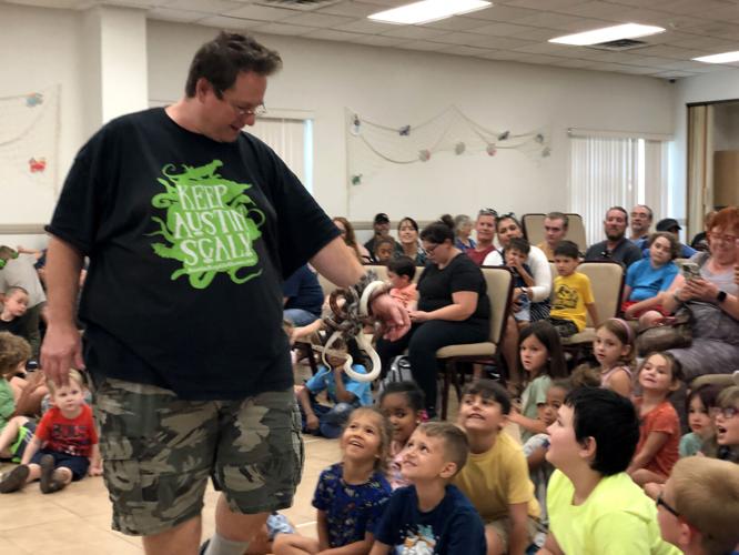 Austin reptiles show their colors at the Copperas Cove Public Library