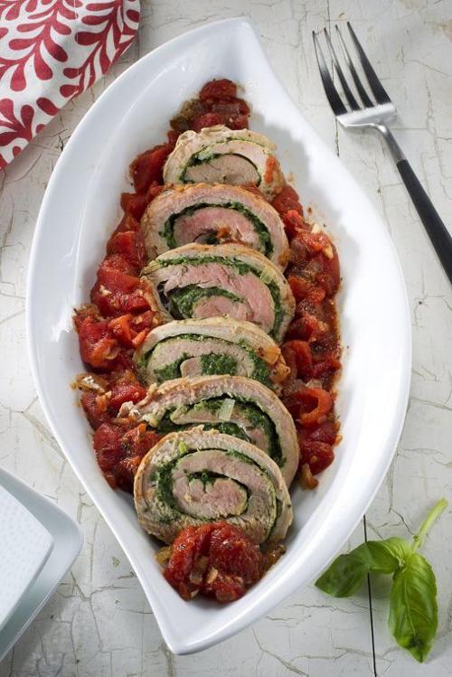 Dressing up extra-lean pork