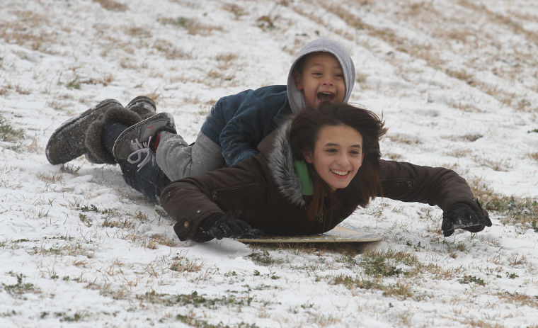 Snow in Central Texas