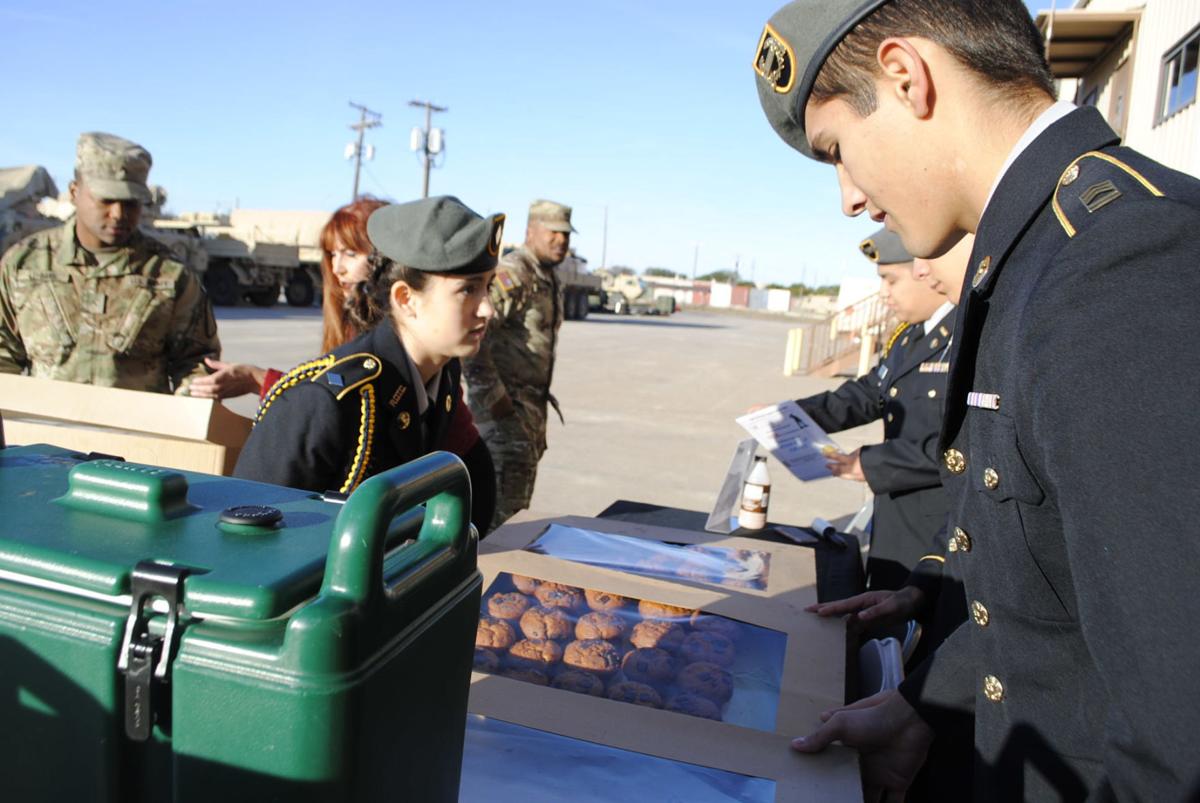 Jrotc Students Give Back To Adopted Unit On Giving Tuesday Across The Fort Kdhnews Com