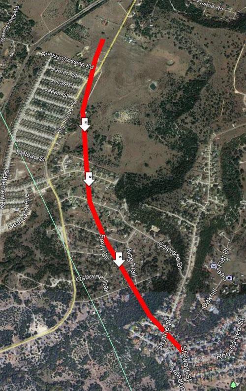 Tornado path