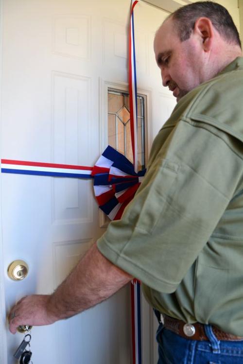 Vet gets home
