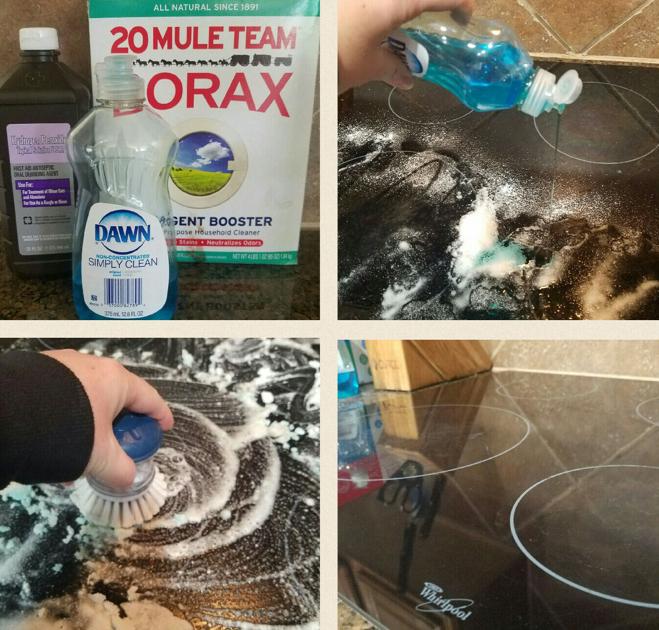 Borax solution makes cleaning cooktops a breeze At Home