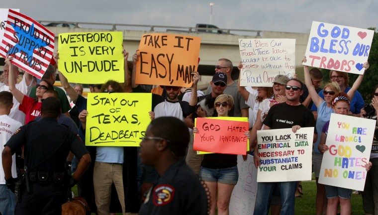 YEAR in PHOTOS - Westboro Picketers
