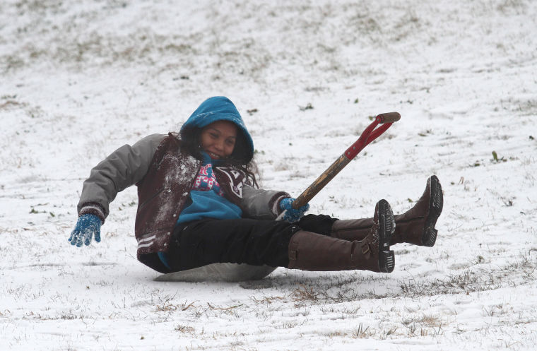 Snow in Central Texas