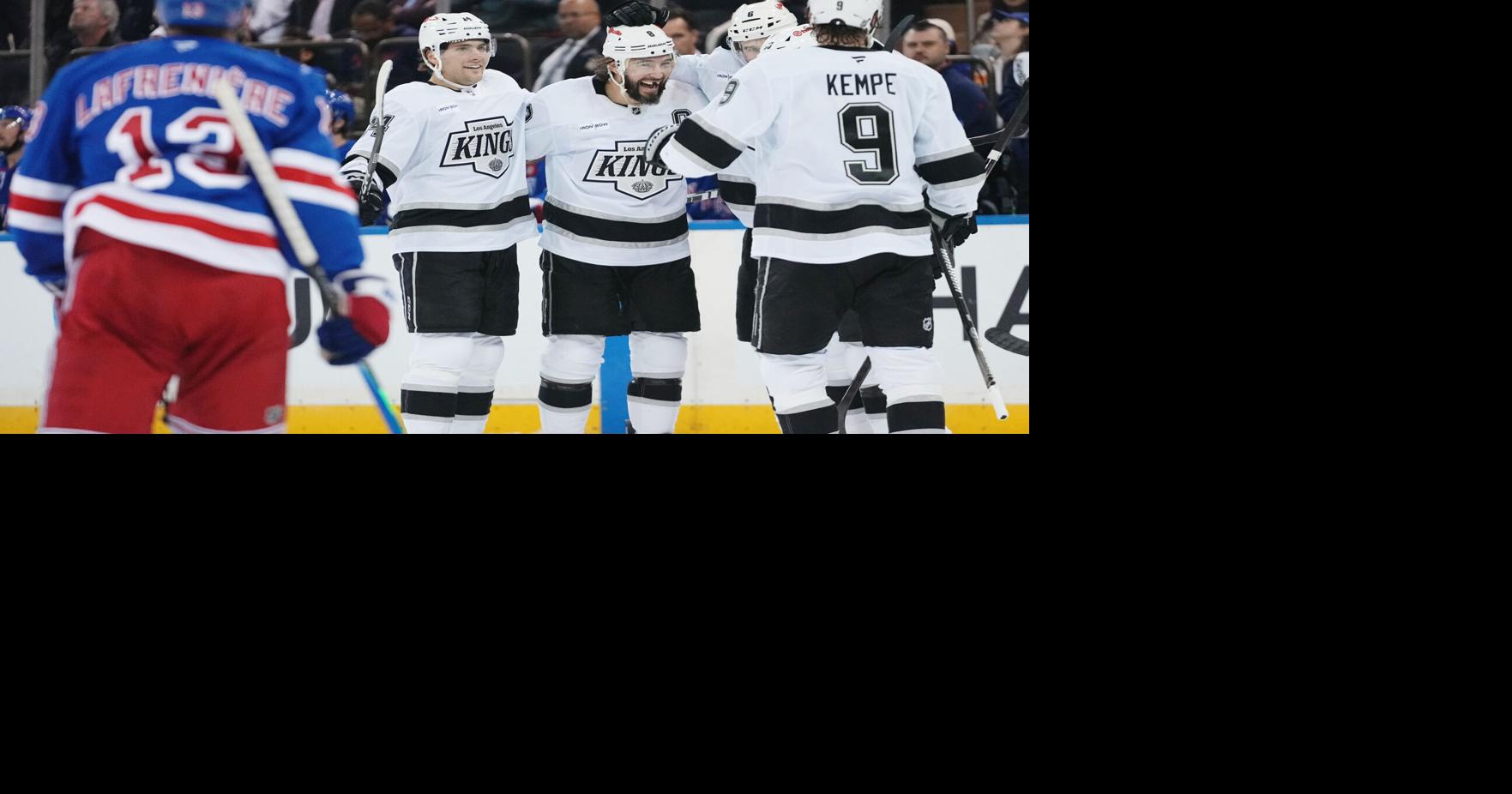 Kings continue hot Eastern Conference trip with 6-3 win over Rangers ...