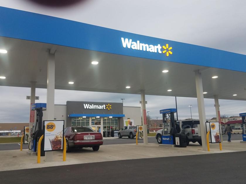 Walmart gas station open Business