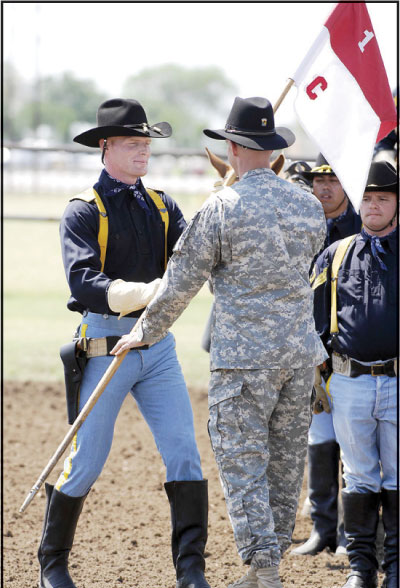 New commander riding in Horse Detachment’s saddle