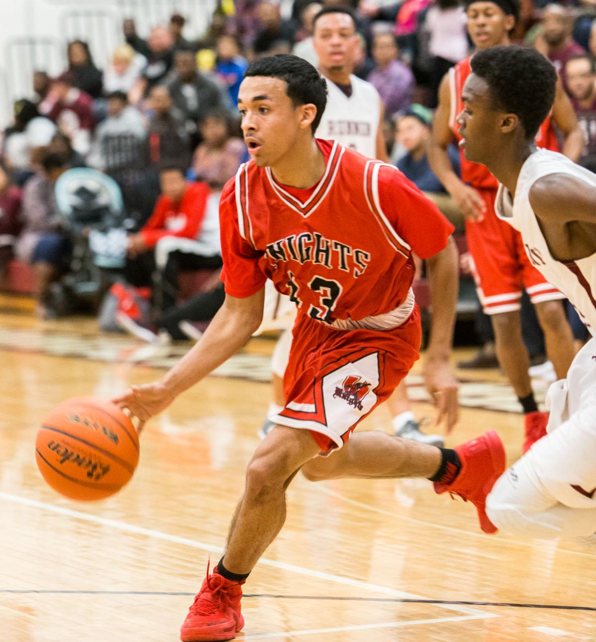 Boys Basketball Dynamic Duo Freeman Clare Tighten Knights Grip