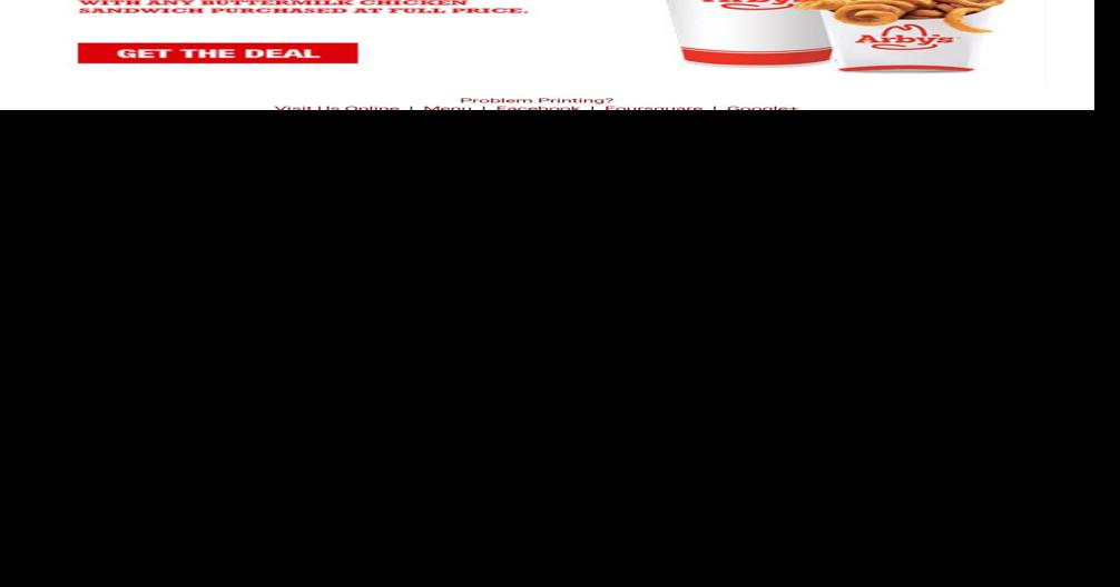 Arby's FREE Fries and Drink with a Purchase of a Buttermilk ...