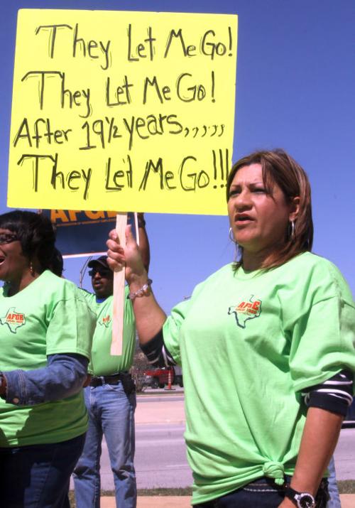 Protest at Fort Hood