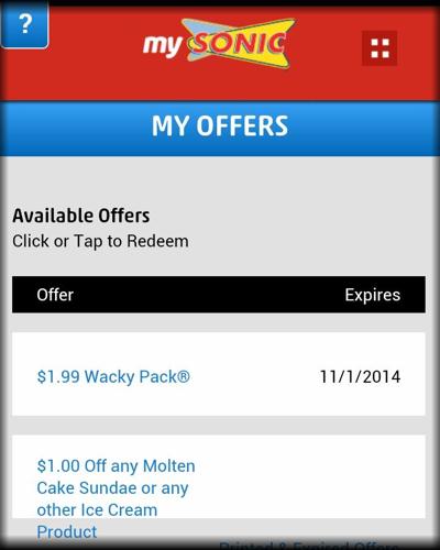 Sonic Drive In Offers! | Save A Lot Mom | kdhnews.com