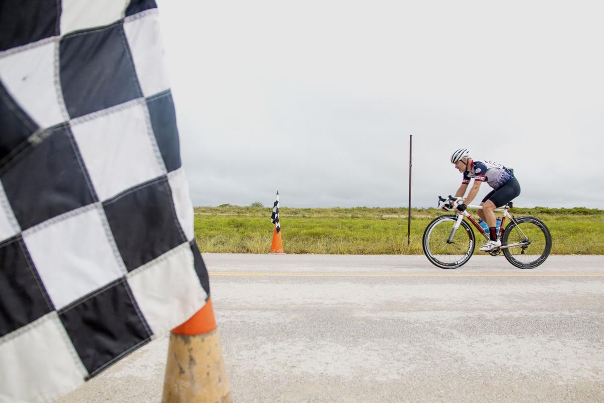 Crossing the finish line