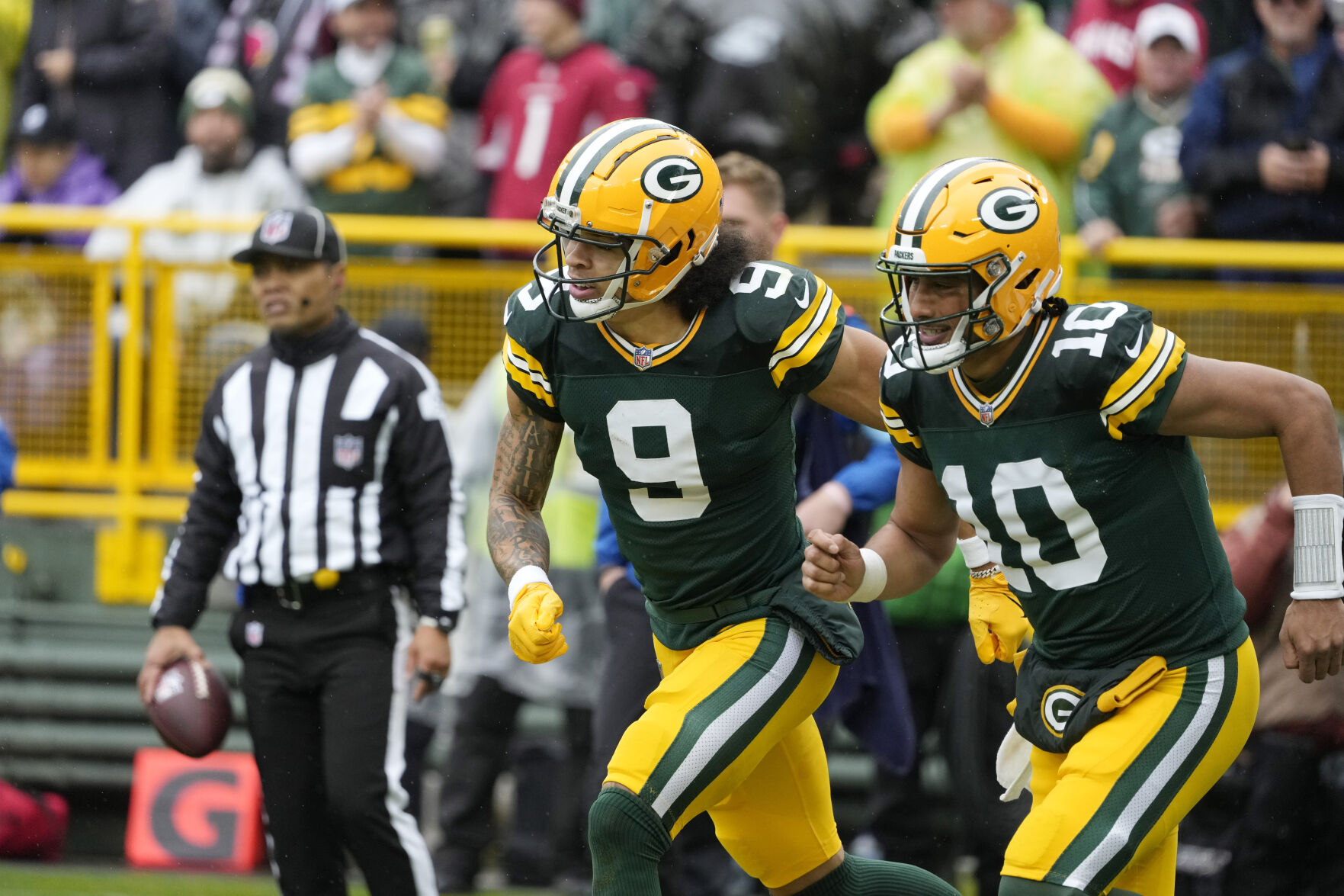 Packers' QB Love Dominates Cards With Full Complement Of Receivers ...