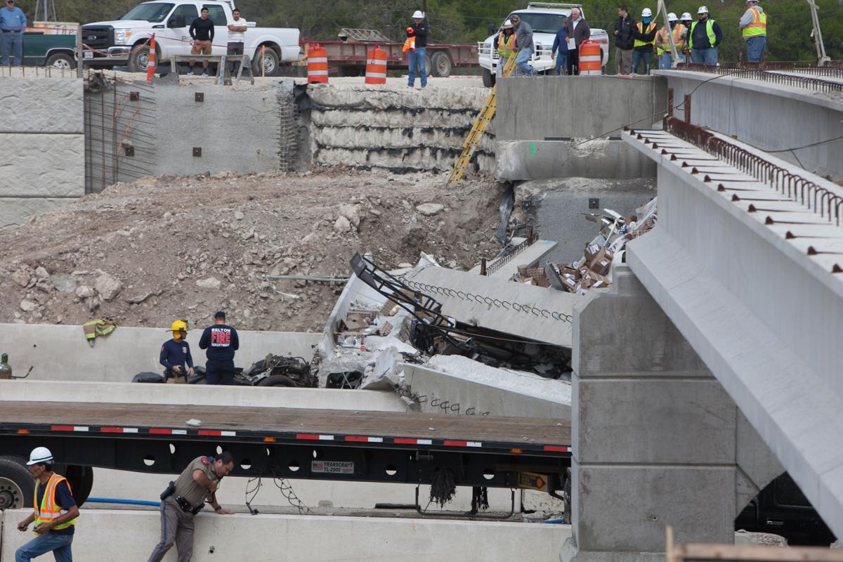 One dead as truck hits bridge on I35 in Salado Traffic