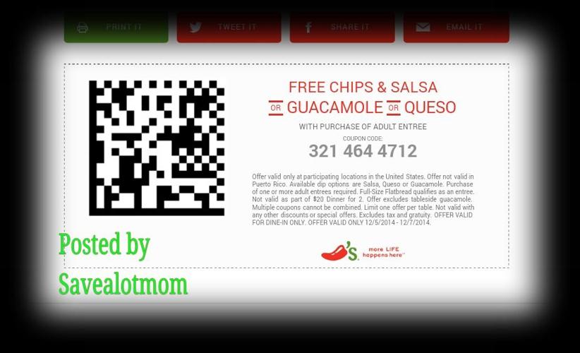 Chilis FREE Chips with your choice of Salsa, Guac or Queso! | Savealotmom | kdhnews.com chilis-free-chips-with-your-choice-of-salsa-guac-or-queso-savealotmom-kdhnews-com