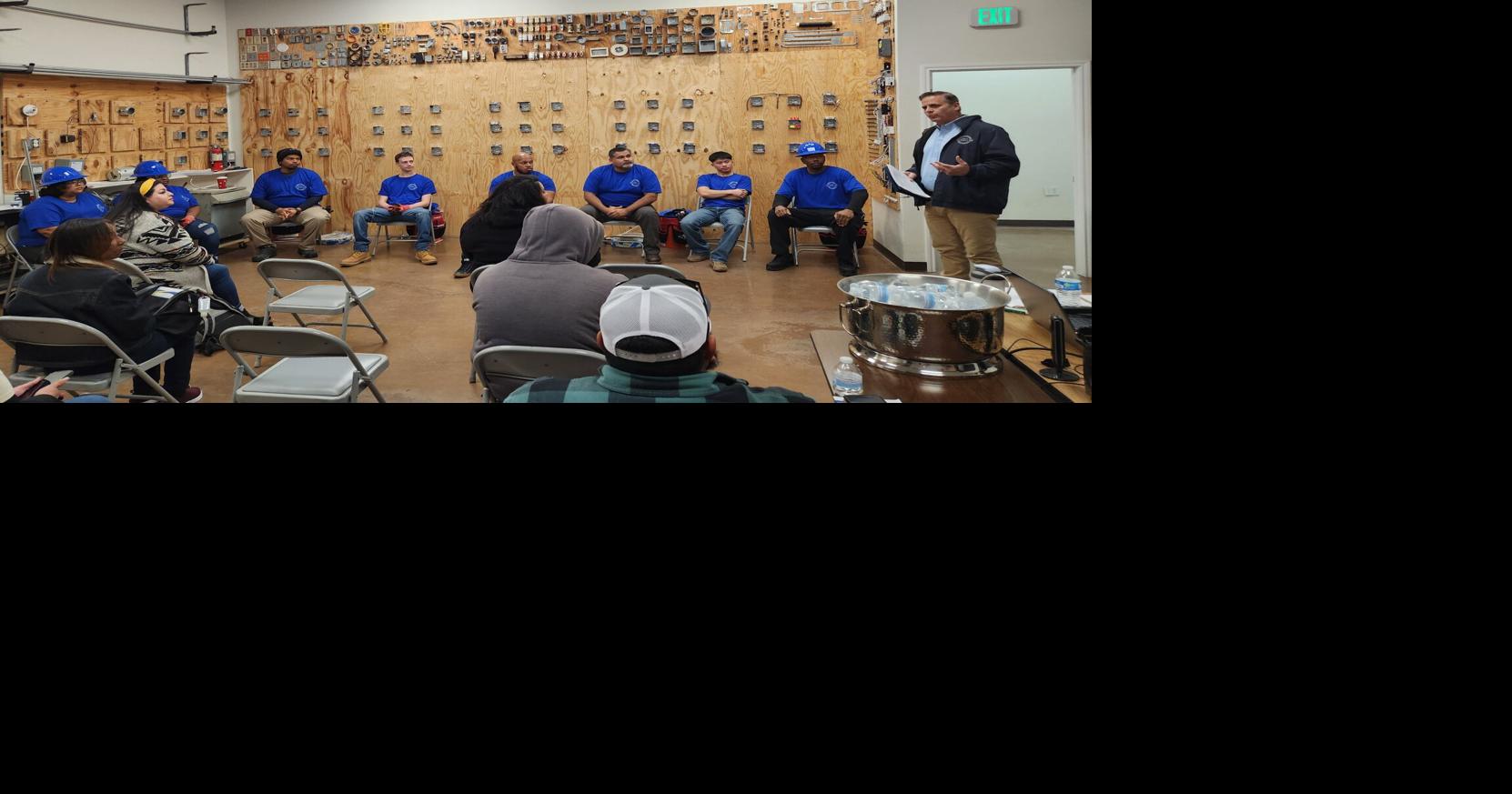 Wired for work Killeen’s first preapprentice electricians class