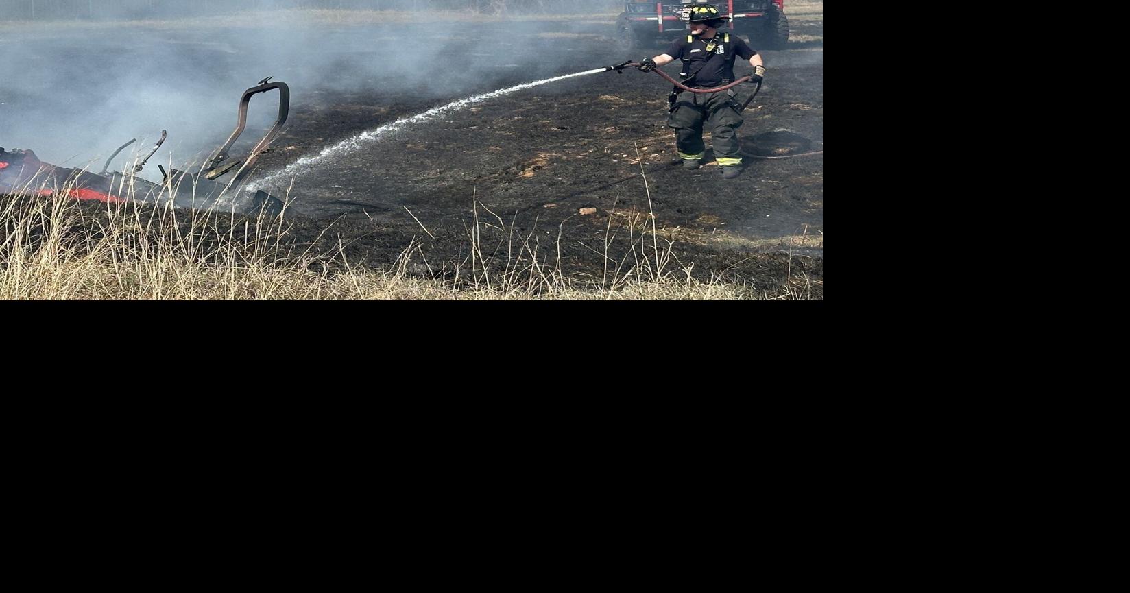 Grass fire breaks out in West Temple; wind helps keep blaze from homes ...