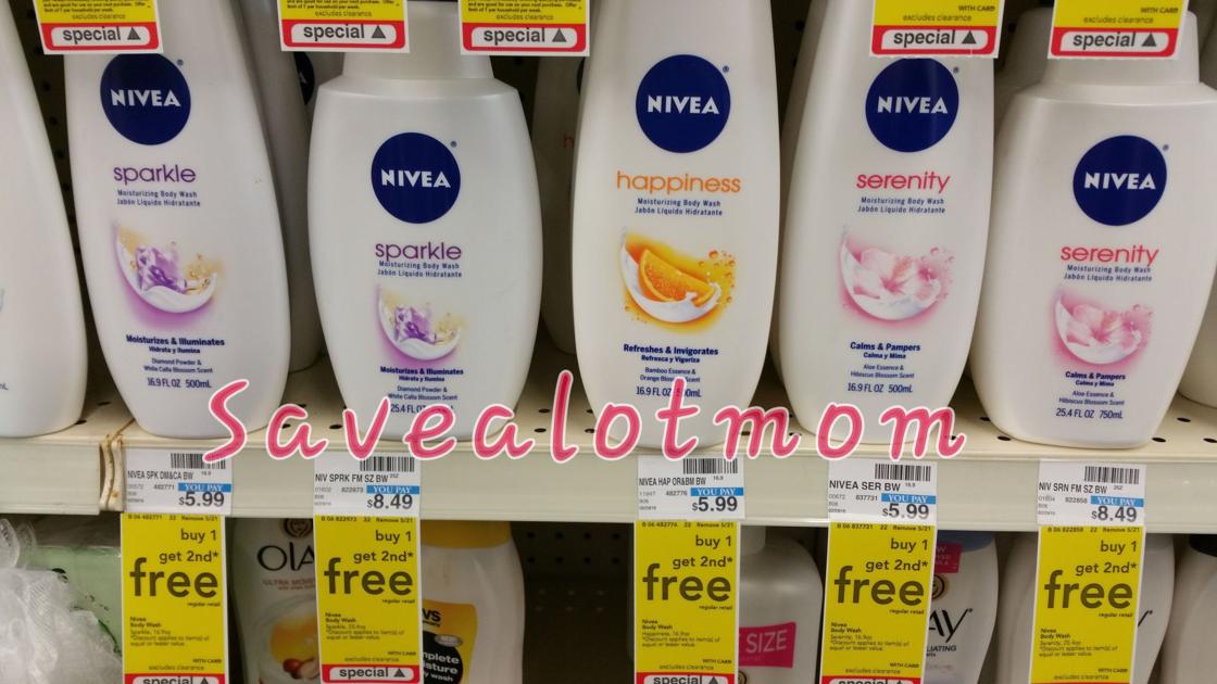 Buy One Get One FREE Nivea Body Wash at CVS! Save 76%!!!