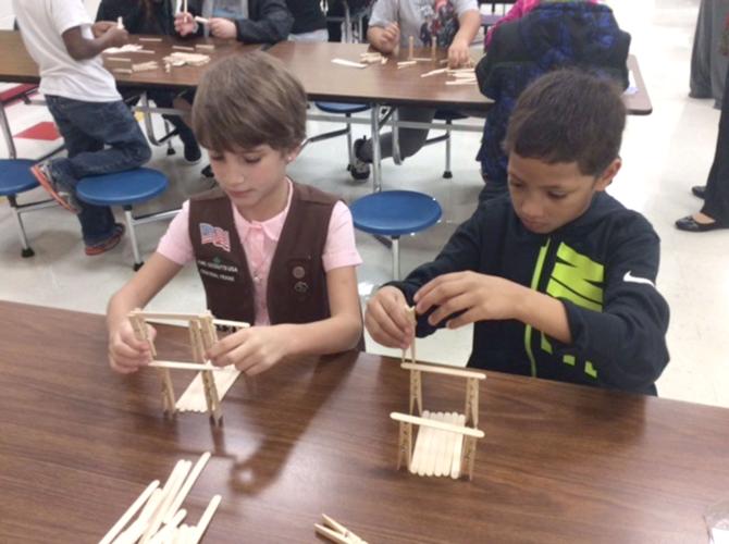 STEM activities entertain, educate Halstead Elementary students