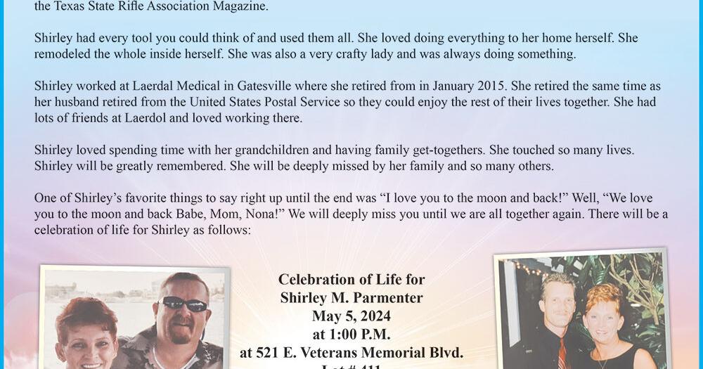 Shirley Mae Parmenter - Vimarsana News