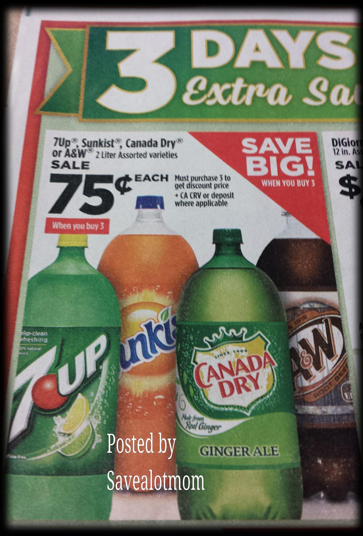 Dollar General .75 Soda! Save A Lot Mom