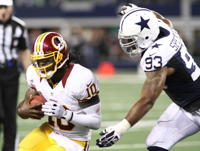 Cowboys fall to RG III, Redskins