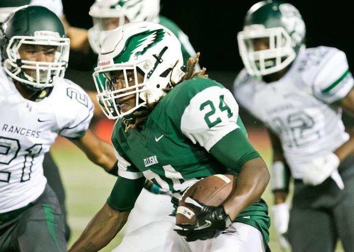 EAGLES FLYING HIGH: Ellison rallies to beat Bryan Rudder 28-21 for 2-0 ...