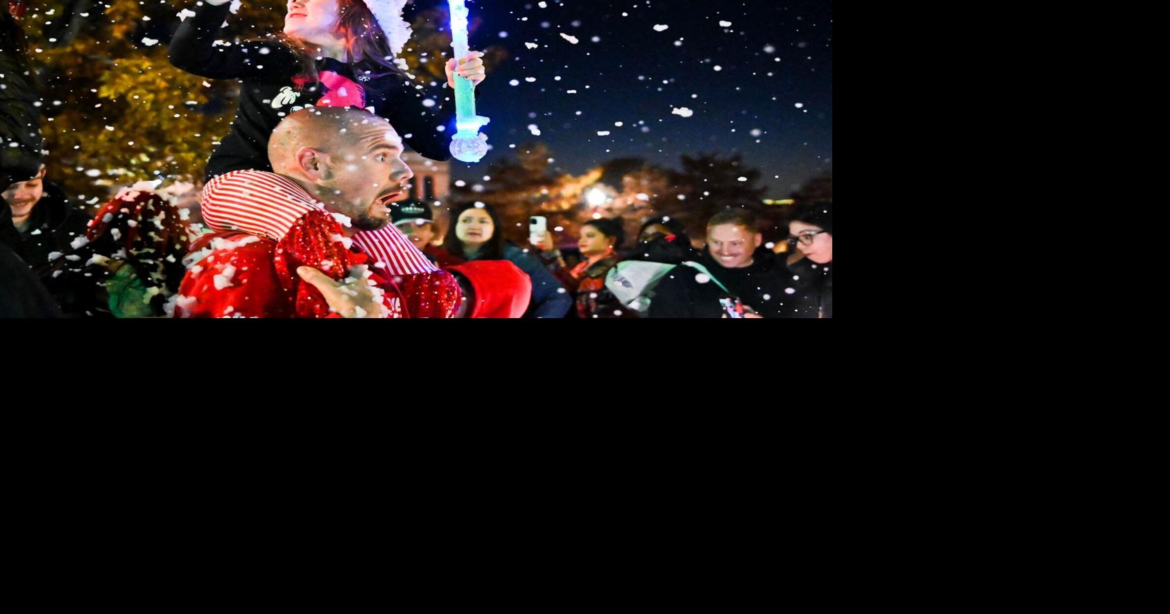 Family tradition Residents fill city sidewalks for Temple Christmas